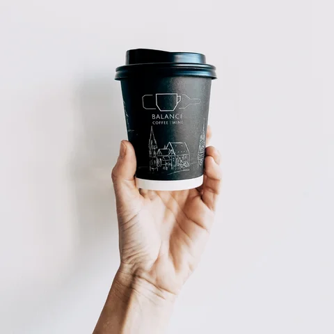 balance cofe and wine | reference - kelímky s potiskem | takeawaycup.cz