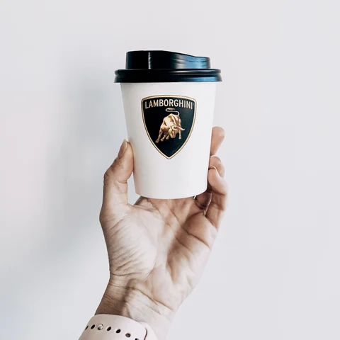 Lamborghini | referenzen - bedruckte Becher | takeawaycup.at